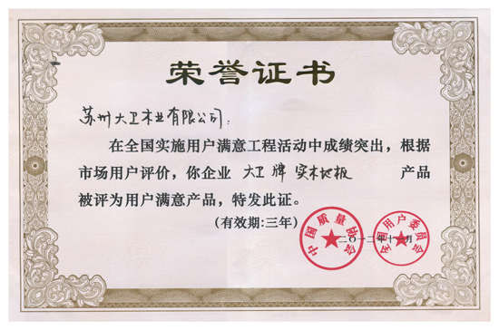 大衛(wèi)地板榮獲“全國實施用戶滿意工程先進單位”.jpg